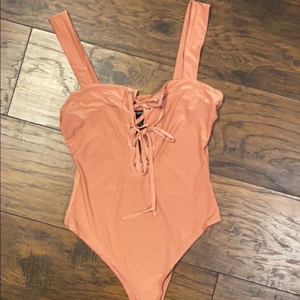 ❗️SALE❗️Forever 21 Rose Pink Bodysuit